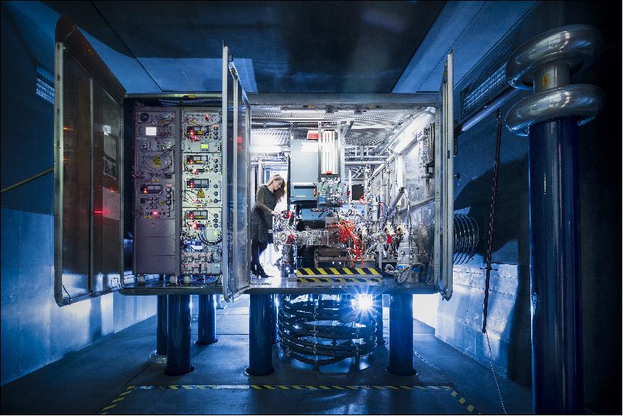 Figure 4: A particle accelerator to help make spaceflight safer (image credit: GSI Helmholtzzentrum für Schwerionenforschung GmbH/Jan Michael Hosan 2018)