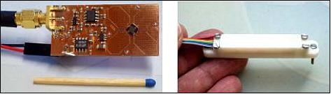 Figure 24: The µMAG sensor assembly breadboard model (left) and the mockup model (right), image credit: ÅAC Microtec