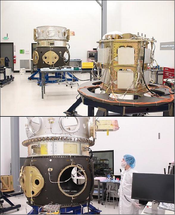 Figure 9: Integration and test prior to spacecraft integration (image credit: Spaceflight)