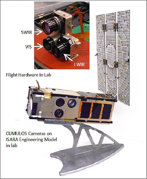 Figure 7: CUMULOS payload and engineering model (image credit: The Aerospace Corporation)