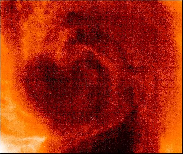 Figure 27: CUMULOS LWIR camera images Hurricane Willa on 23 October 2018 at 01:10:36.24 UT (image credit: The Aerospace Corporation)
