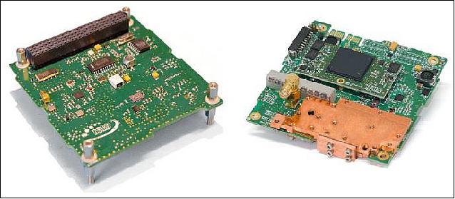 Figure 6: Left: UHF/VHF Transceiver. Right: the S-Band radio (image credit: ITASat Team)
