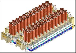 Figure 4: Configuration of the KOMPSAT-6 battery modules (image credit: Saft)