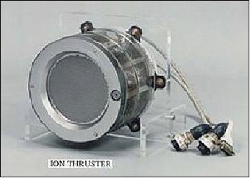 Figure 11: Illustration of the PPCU ion thruster (image credit: JAXA, MELCO)