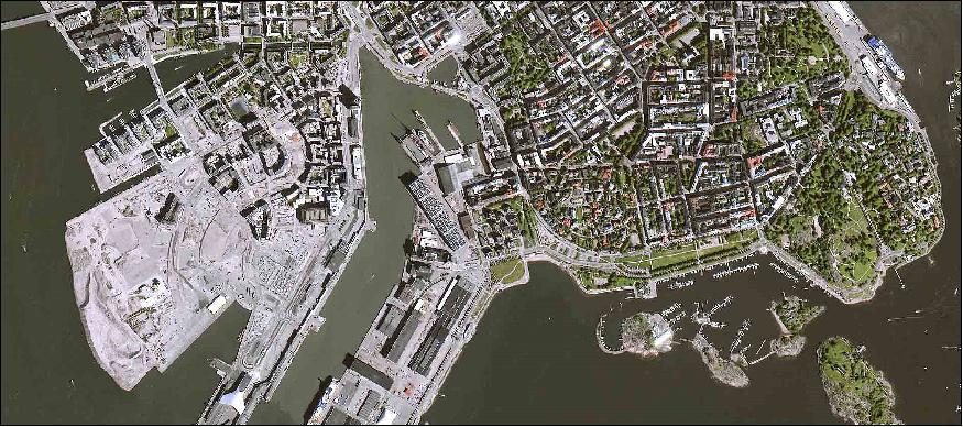 Figure 13: Sample DMC-3 image of Helsinki, Finland (image credit: Airbus DS)
