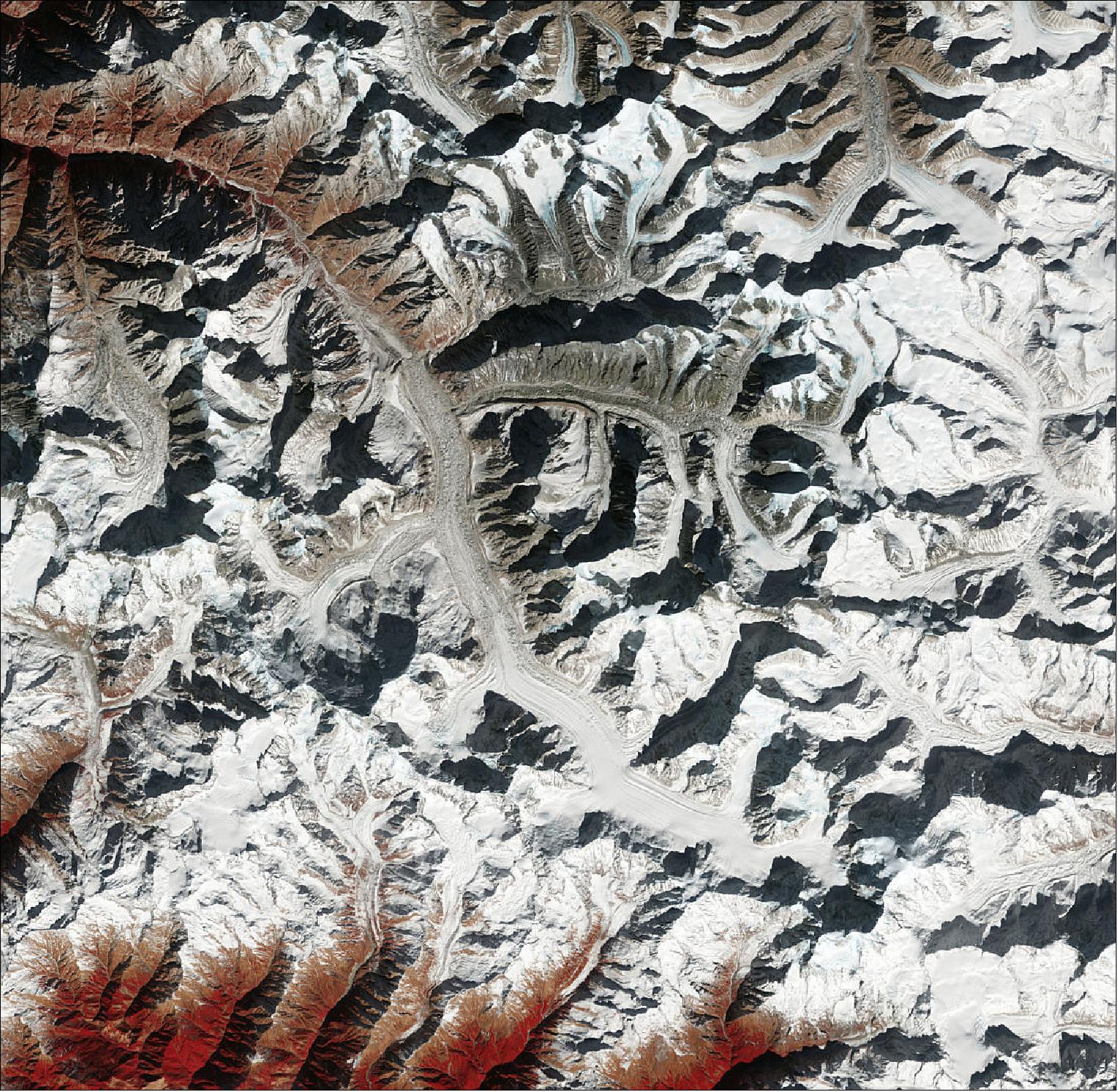 Figure 55: Sentinel-2 captured this image on 7 January 2018, it is also featured on the Earth from Space video program (image credit: ESA, the image contains modified Copernicus Sentinel data (2018), processed by ESA, CC BY-SA 3.0 IGO)