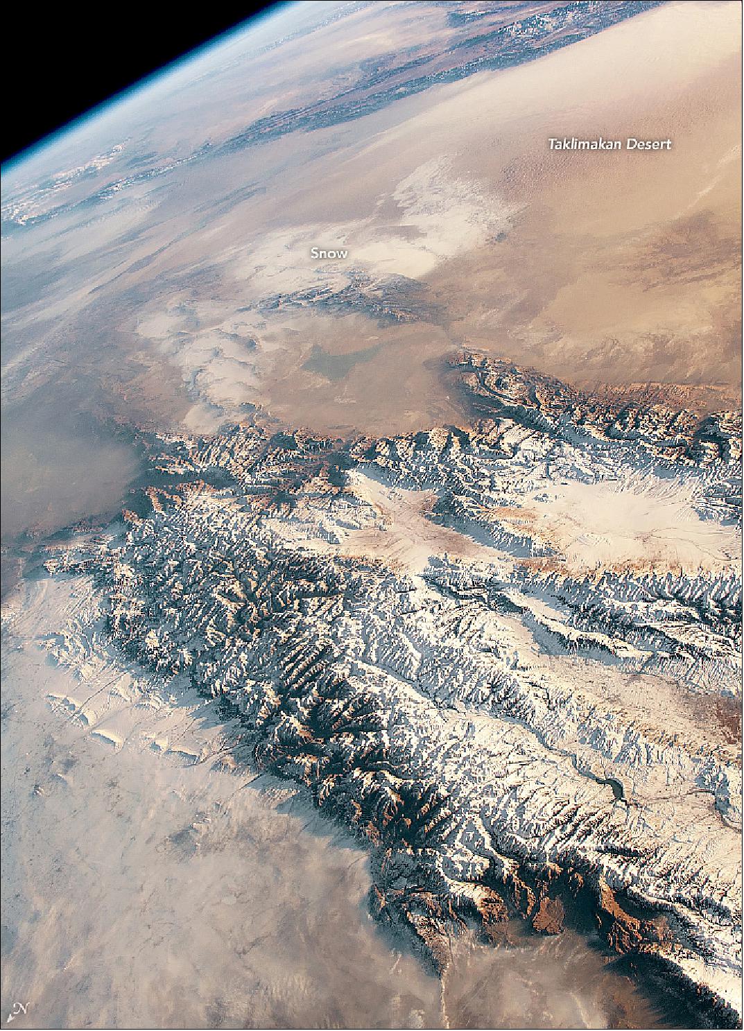 Figure 98: This astronaut photograph ISS057-E-111453 was acquired on December 5, 2018, with a Nikon D5 digital camera using a 65 mm lens and is provided by the ISS Crew Earth Observations Facility and the Earth Science and Remote Sensing Unit, Johnson Space Center. The image was taken by a member of the Expedition 57 crew (image credit: NASA Earth Observatory, caption by Andrea Meado)