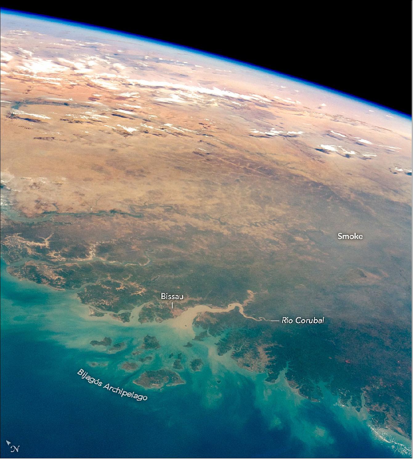 Figure 95: The astronaut photograph ISS058-E-10724 was acquired on February 6, 2019, with a Nikon D5 digital camera using a 50 millimeter lens and is provided by the ISS Crew Earth Observations Facility and the Earth Science and Remote Sensing Unit, Johnson Space Center. The image was taken by a member of the Expedition 58 crew (image credit: NASA Earth Observatory, caption by M. Justin Wilkinson)