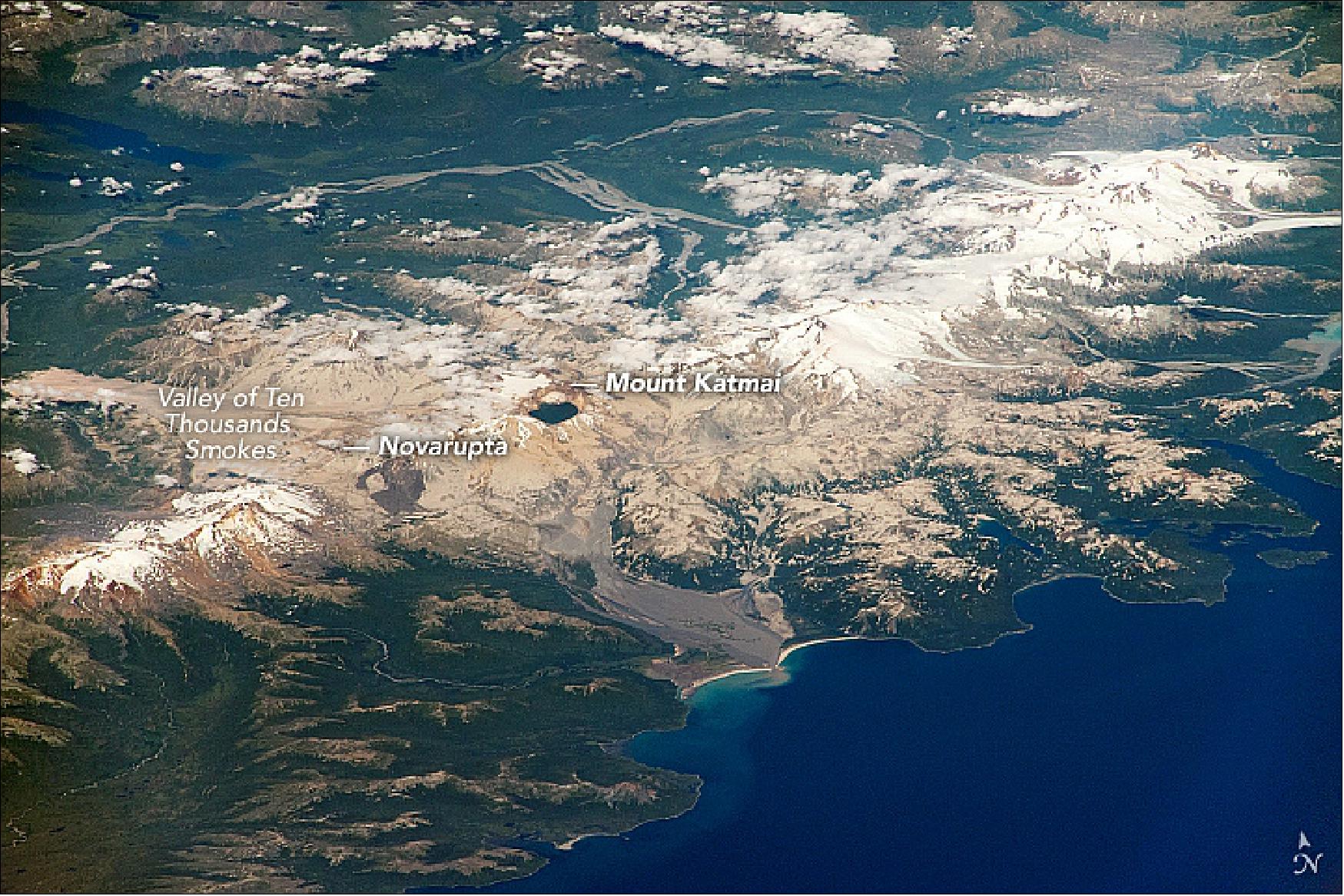 Figure 27: The astronaut photograph ISS060-E-33914 was acquired on August 11, 2019, with a Nikon D5 digital camera using a 500 mm lens and is provided by the ISS Crew Earth Observations Facility and the Earth Science and Remote Sensing Unit, Johnson Space Center. The image was taken by a member of the Expedition 60 crew (image credit: NASA Earth Observatory, caption by Laura Phoebus)