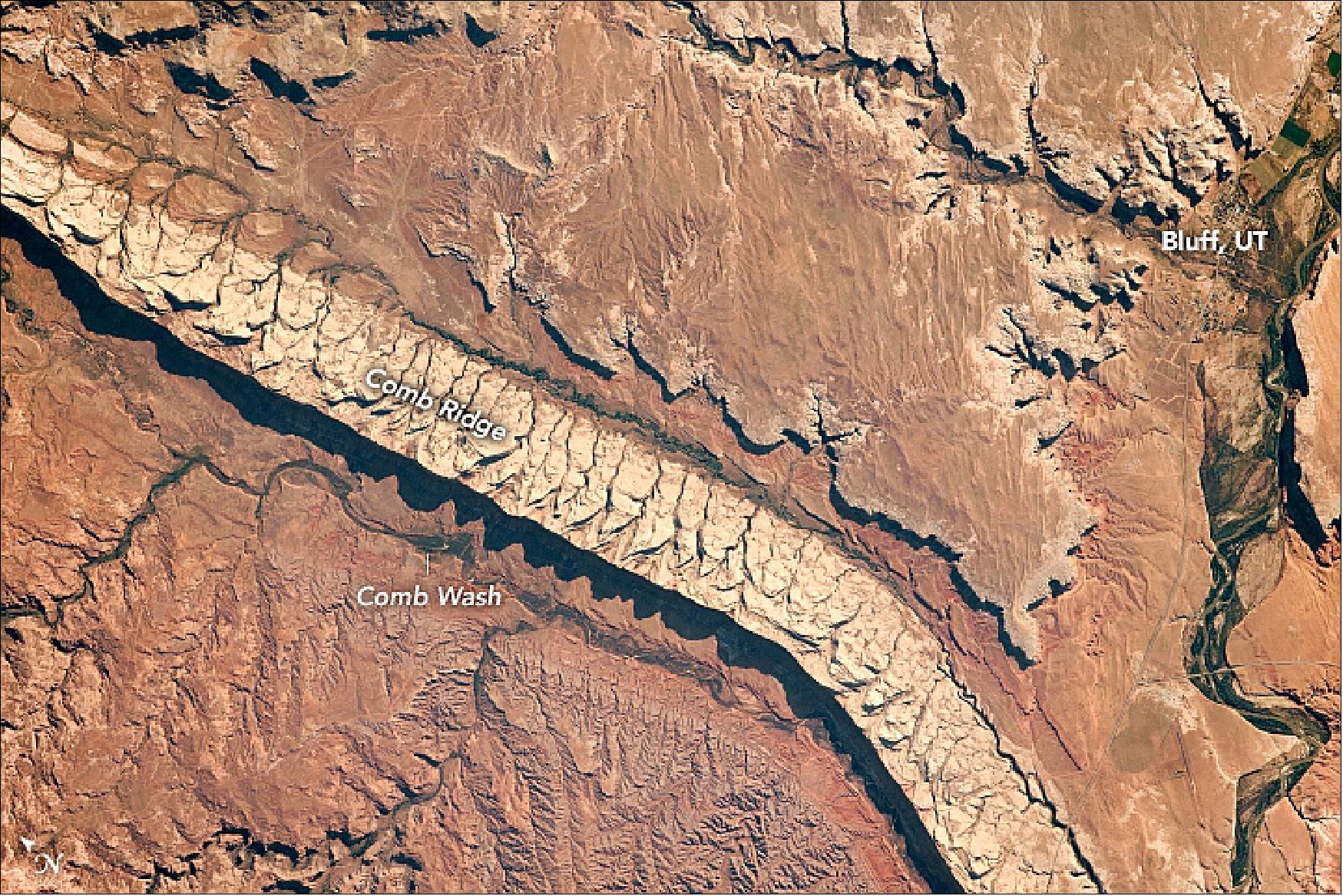 Figure 16: The astronaut photograph ISS060-E-38053 was acquired on August 20, 2019, with a Nikon D5 digital camera using an 800 mm lens and is provided by the ISS Crew Earth Observations Facility and the Earth Science and Remote Sensing Unit, Johnson Space Center. The image was taken by a member of the Expedition 60 crew (image credit: NASA Earth Observatory, caption by Andrew Britton)