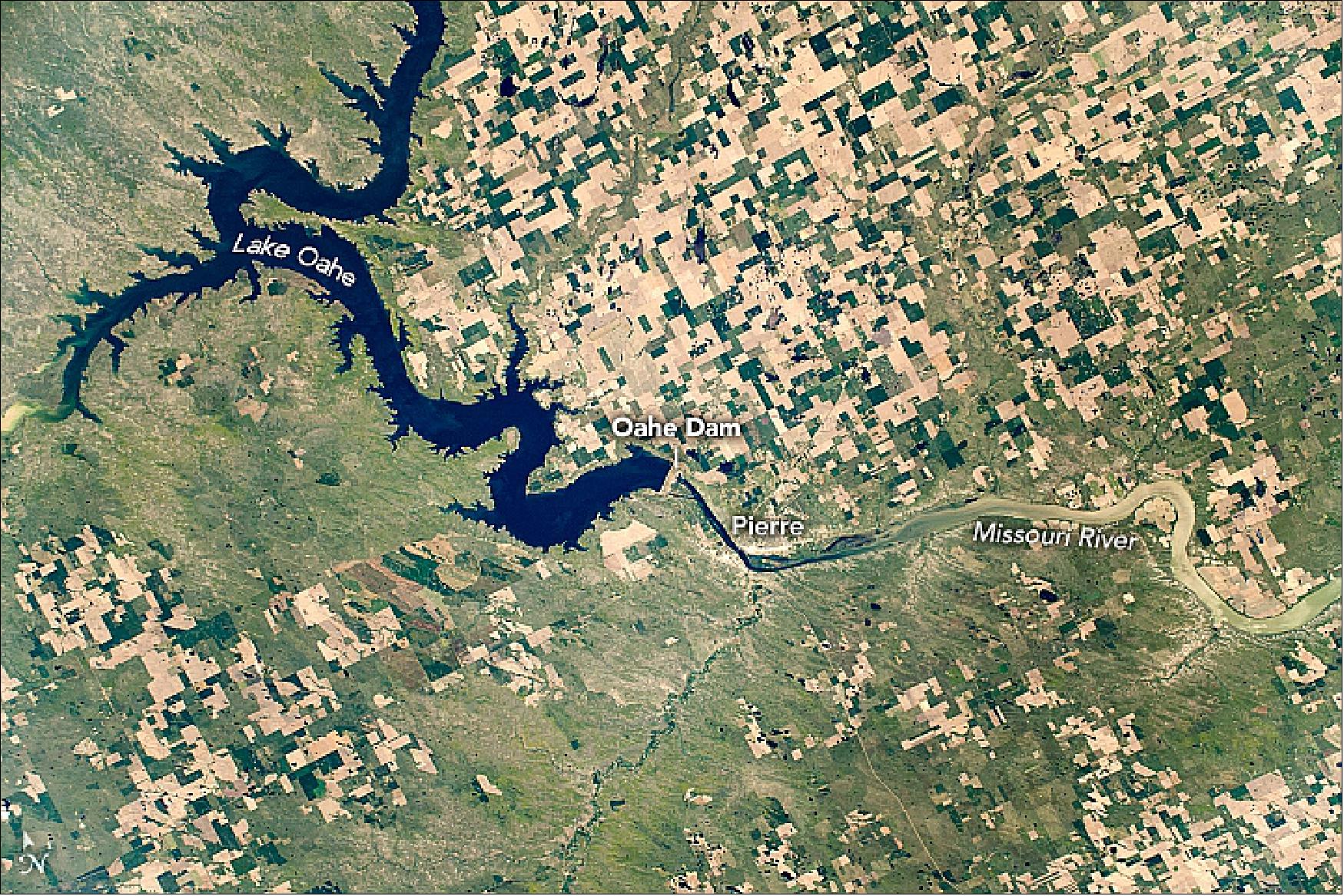 Figure 11: This astronaut photograph ISS060-E-553 was acquired on June 25, 2019, with a Nikon D5 digital camera using a 116 mm lens and is provided by the ISS Crew Earth Observations Facility and the Earth Science and Remote Sensing Unit, Johnson Space Center. The image was taken by a member of the Expedition 60 crew (image credit: NASA Earth Observatory, caption by Laura Phoebus)