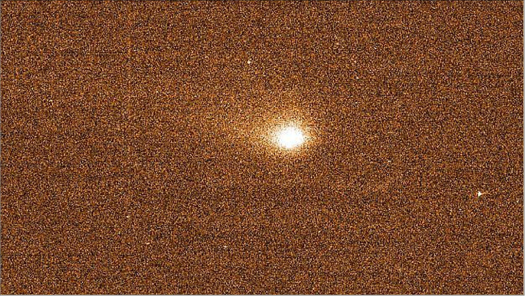 Figure 82: Rosetta comet seen by Gaia (image credit: ESA)