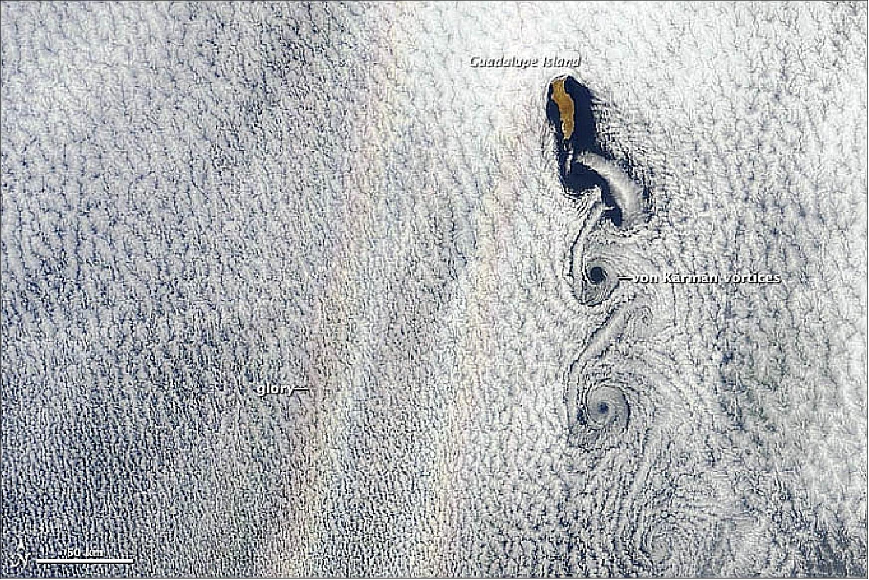 Figure 136: Image of stratocumulus clouds over the Pacific Ocean observed by MODIS on June 20, 2012 (image credit: NASA) 107)