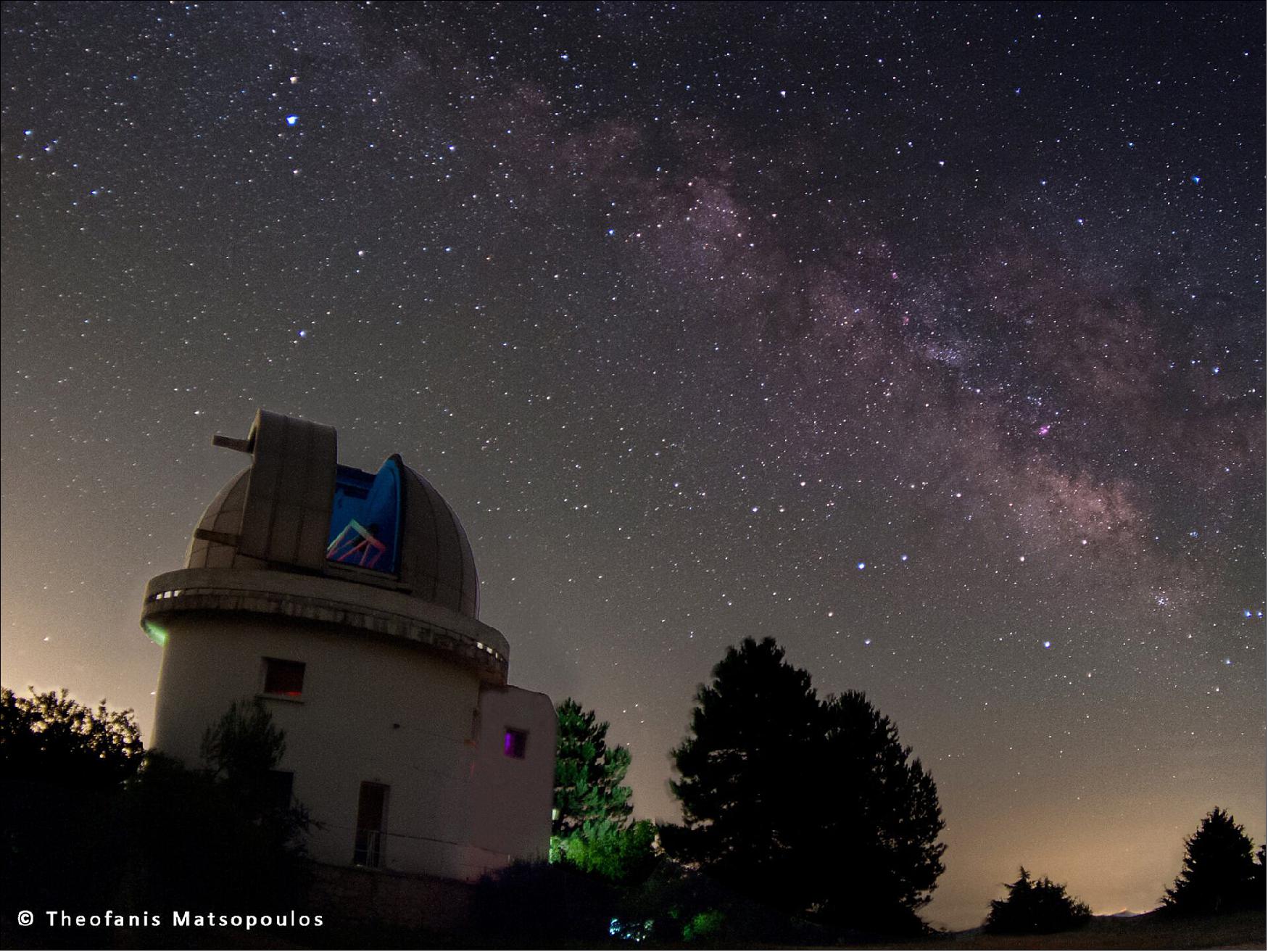 Figure 6: Photo of the Kryoneri Observatory, Greece (photo credit: Theofanis Matsopoulos) .