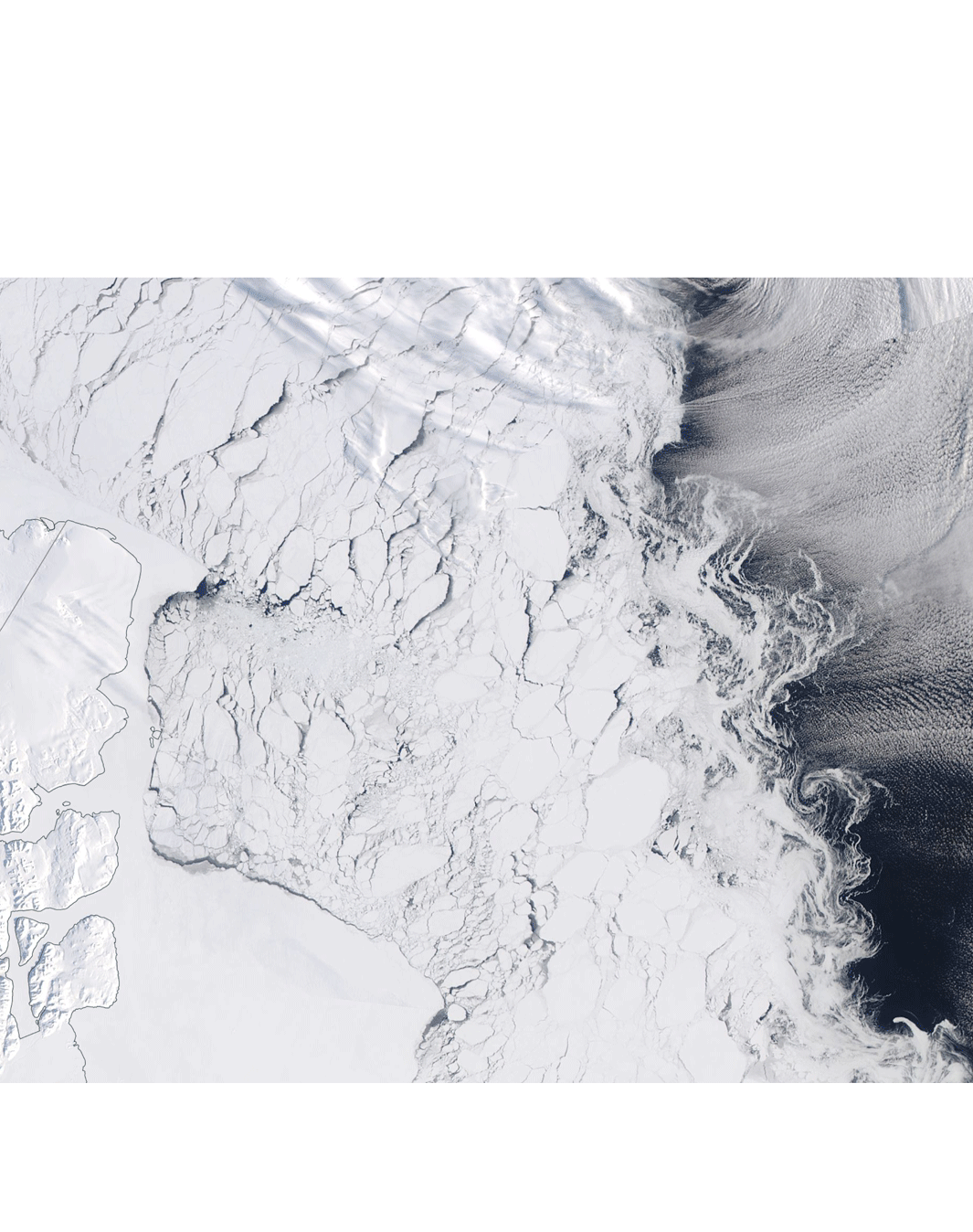 Figure 13: ASIP sea-ice map (image credit: DMI, DTU)