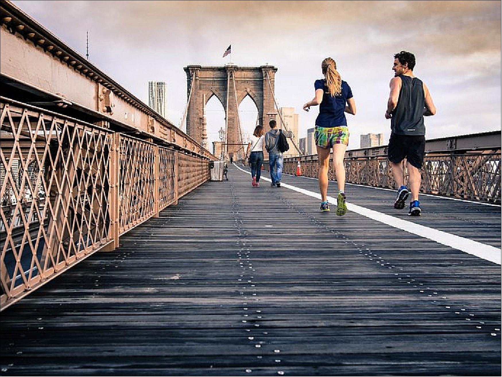 Figure 12: Urban running (image credit: ESA)
