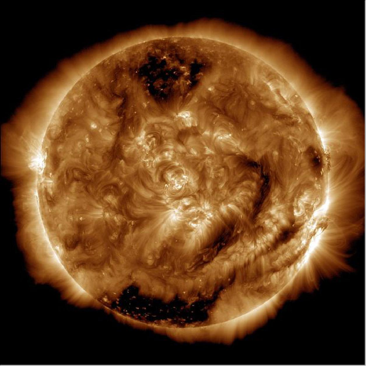 Figure 21: The 100 millionth image of the sun acquired by AIA on Jan. 19, 2015 (image credit: NASA)