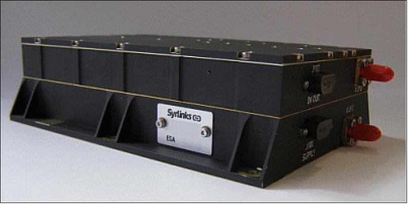 Figure 9: Photo of the X-band transmitter (image credit: Syrlinks, CNES, ESA)