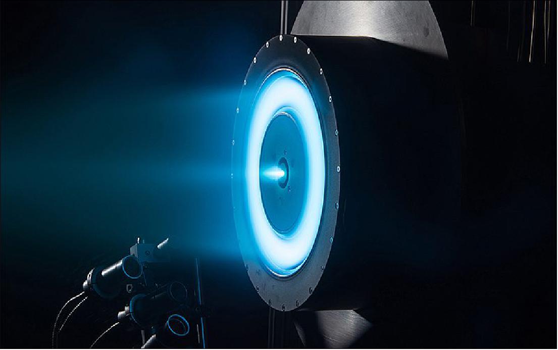 Figure 4: The NASA Evolutionary Xenon Thruster (NEXT), photo courtesy: NASA