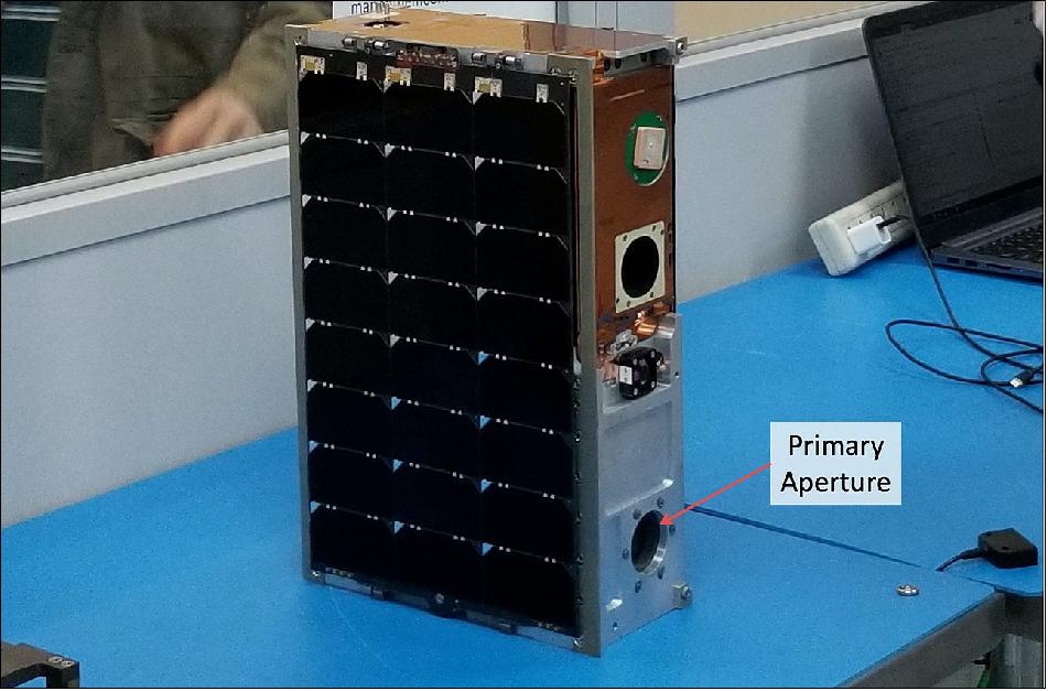 Figure 2: DeMi CubeSat right before being integrated to the NanoRacks deployer (image credit: DeMi Team)