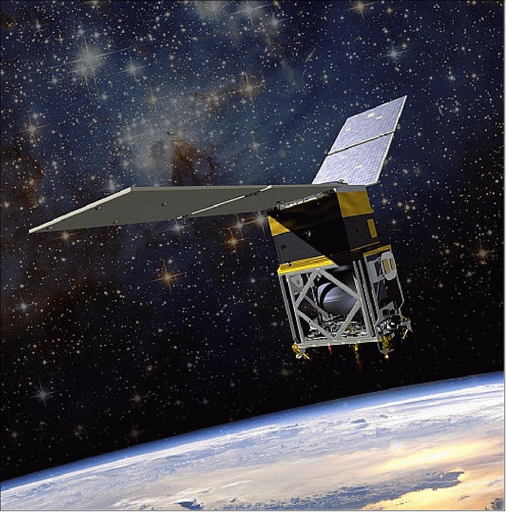 Figure 1: Artist's rendition of the deployed GPIM spacecraft (image credit: NASA)