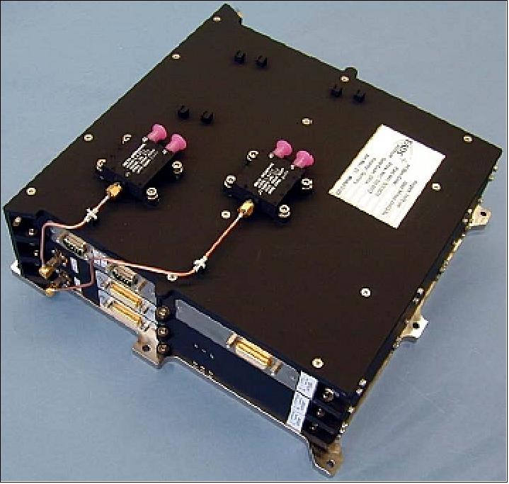 Figure 7: Flight unit box of redundant Mosaic GNSS receiver (image credit: Astrium)