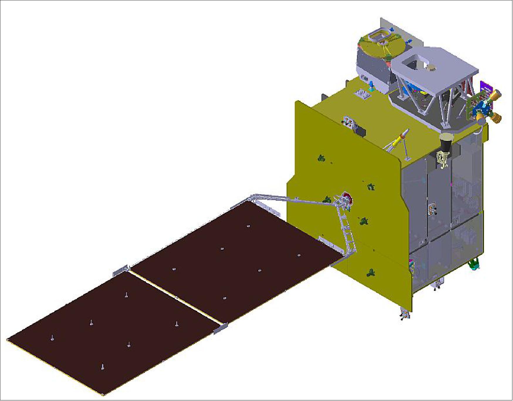 Figure 7: Illustration of the GEO-KOMPSAT-2B spacecraft (image credit: KARI)