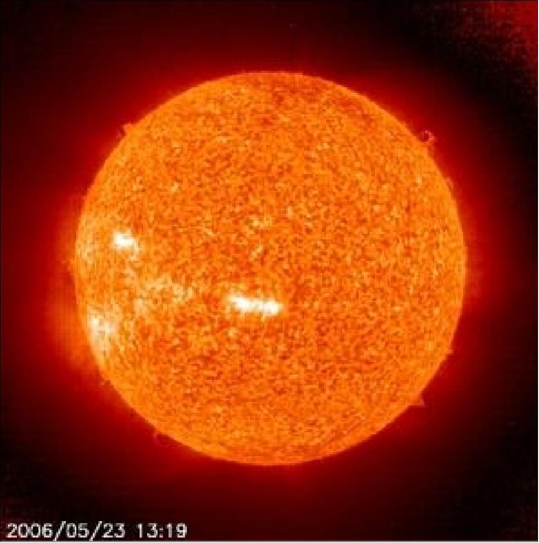 Figure 69: Image of the sun taken by the EIT instrument (image credit: NASA)