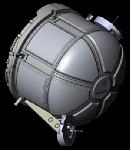 Figure 11: Illustration of the NanoRacks Airlock - first commercial Airlock on the Space Station (image credit: NanoRacks)
