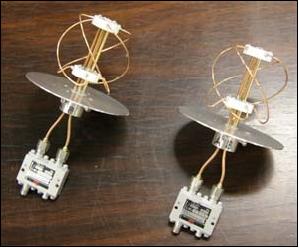 Figure 9: Photo of the onboard antennas (image credit: ISSL)