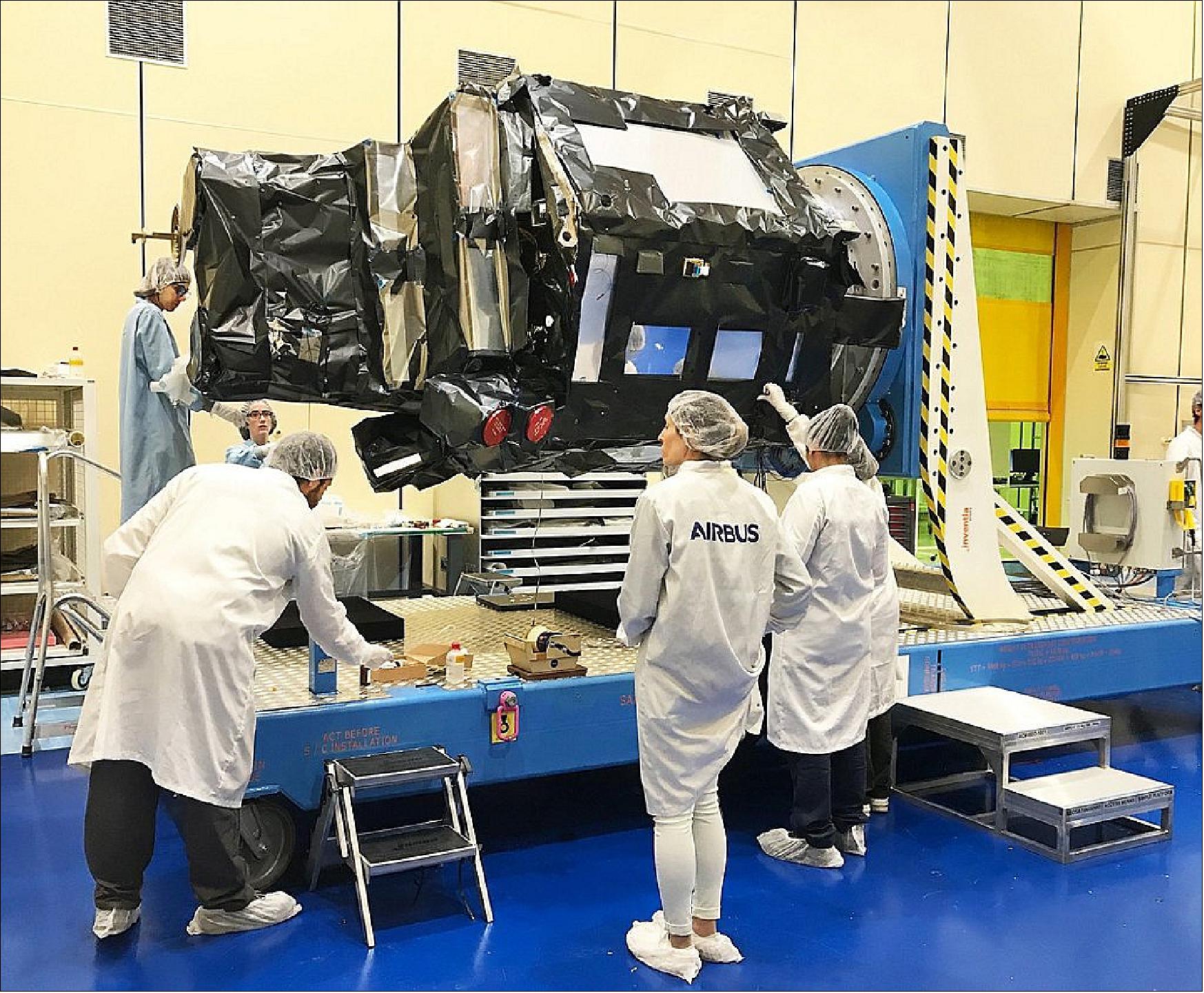 Figure 15: Airbus built SEOSAT/Ingenio is finished and ready for testing (image credit: Airbus Space)