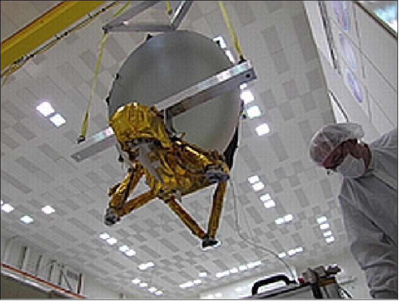 Figure 25: Photo of the RSA (Reflector Structure Assembly) of AMR (image credit: NASA/JPL) 37)