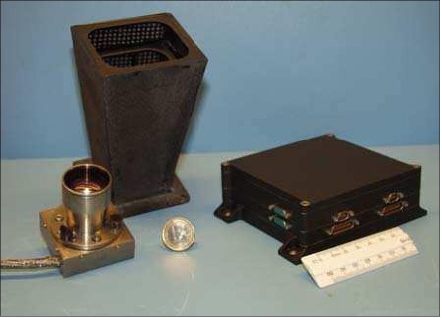 Figure 77: The µASC instrument, showing the DPU with 1 CHU and 1 baffle (image credit: DTU)