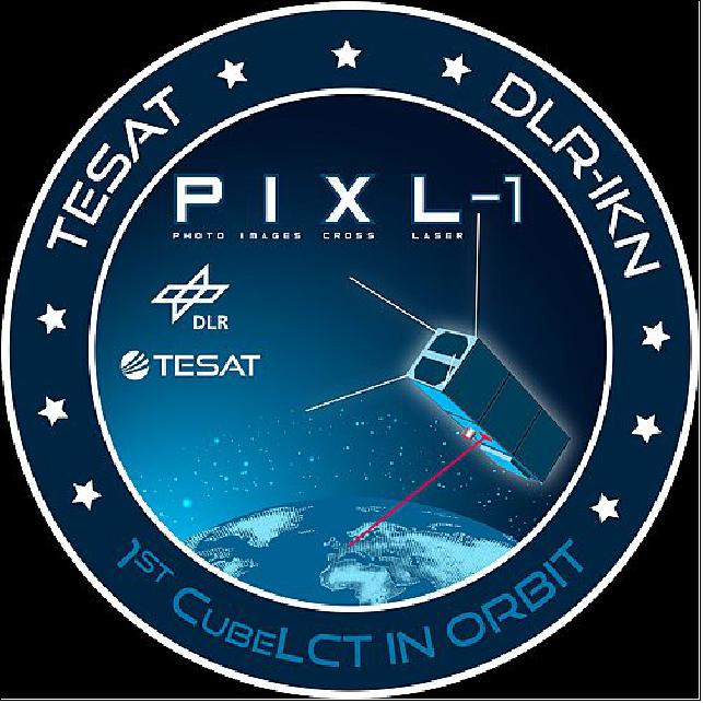 Figure 1: The PIXL-1 mission sticker (image credit: TESAT)