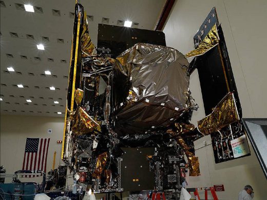 Figure 4: Crews recently completed the first fully integrated powered testing of the Tropospheric Emissions: Monitoring of Pollution (TEMPO), instrument on Intelsat IS40e at Maxar Technologies' satellite manufacturing facility in Palo Alto, California (image credit: Maxar Technologies)