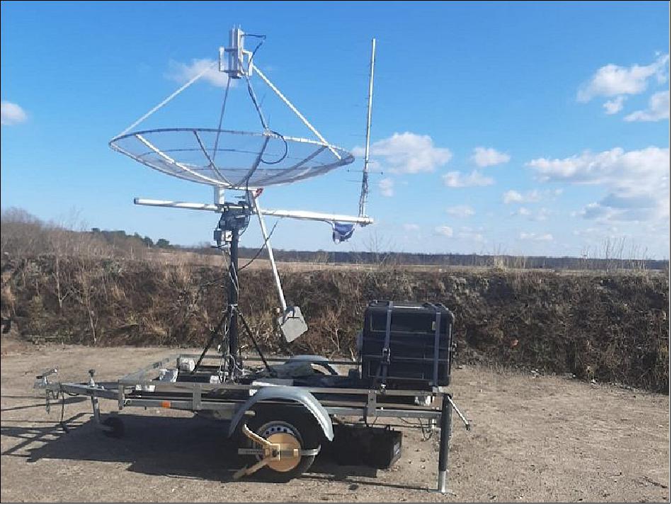 Figure 11: Unicorn-2D is operated via the Albaconnect Node 1 ground station located near Berlin, Germany (image credit: Alba Orbital)