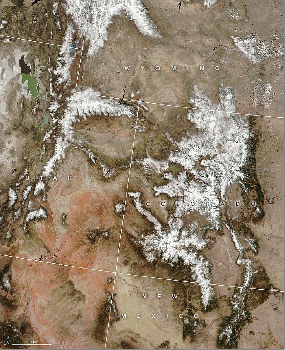 Figure 20: The same area of Figure 5 is shown on 7 April 2022, in a natural-color image acquired by the Visible Infrared Imaging Radiometer Suite (VIIRS) on the NOAA-NASA Suomi NPP satellite (image credit: NASA Earth Observatory)