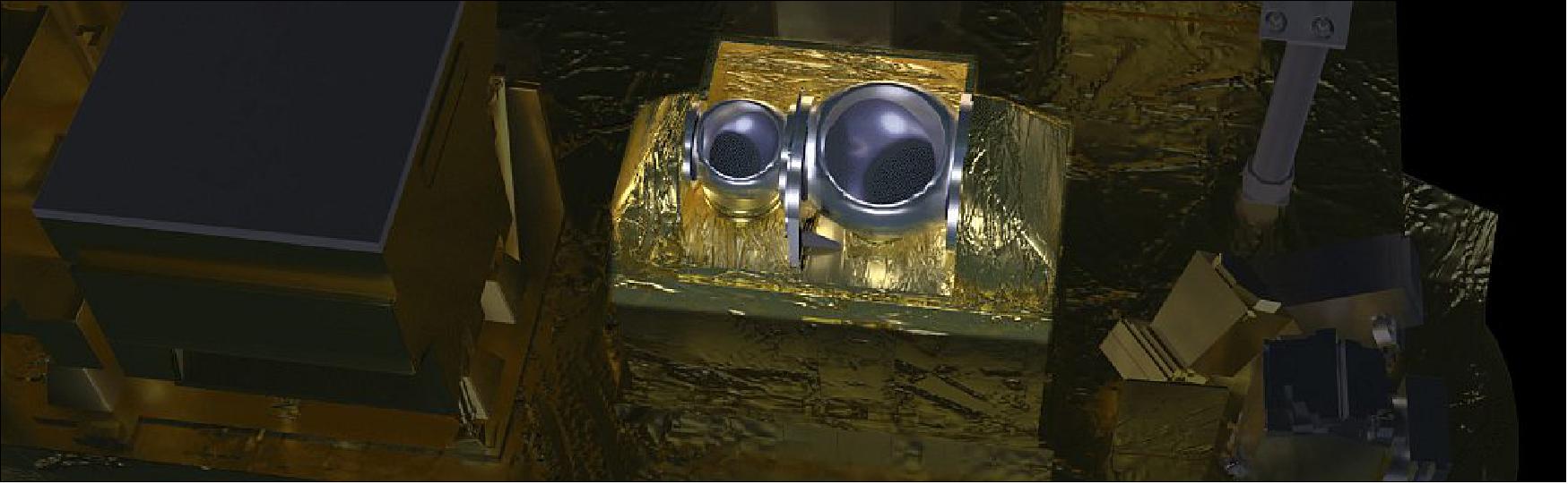 Figure 1: Illustration of the ATMS instrument on the JPSS-2 satellite (image credits: NASA/Lamont W. Harvey)