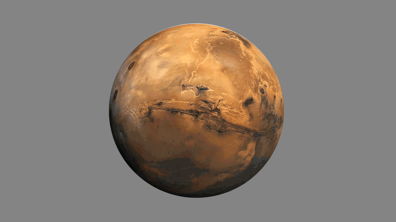 Figure 39: This artist's concept is a simulation of what seismic waves from a marsquake might look like as they move through different layers of the Martian interior (image credit: NASA/JPL-Caltech/ETH Zurich/ Van Driel)