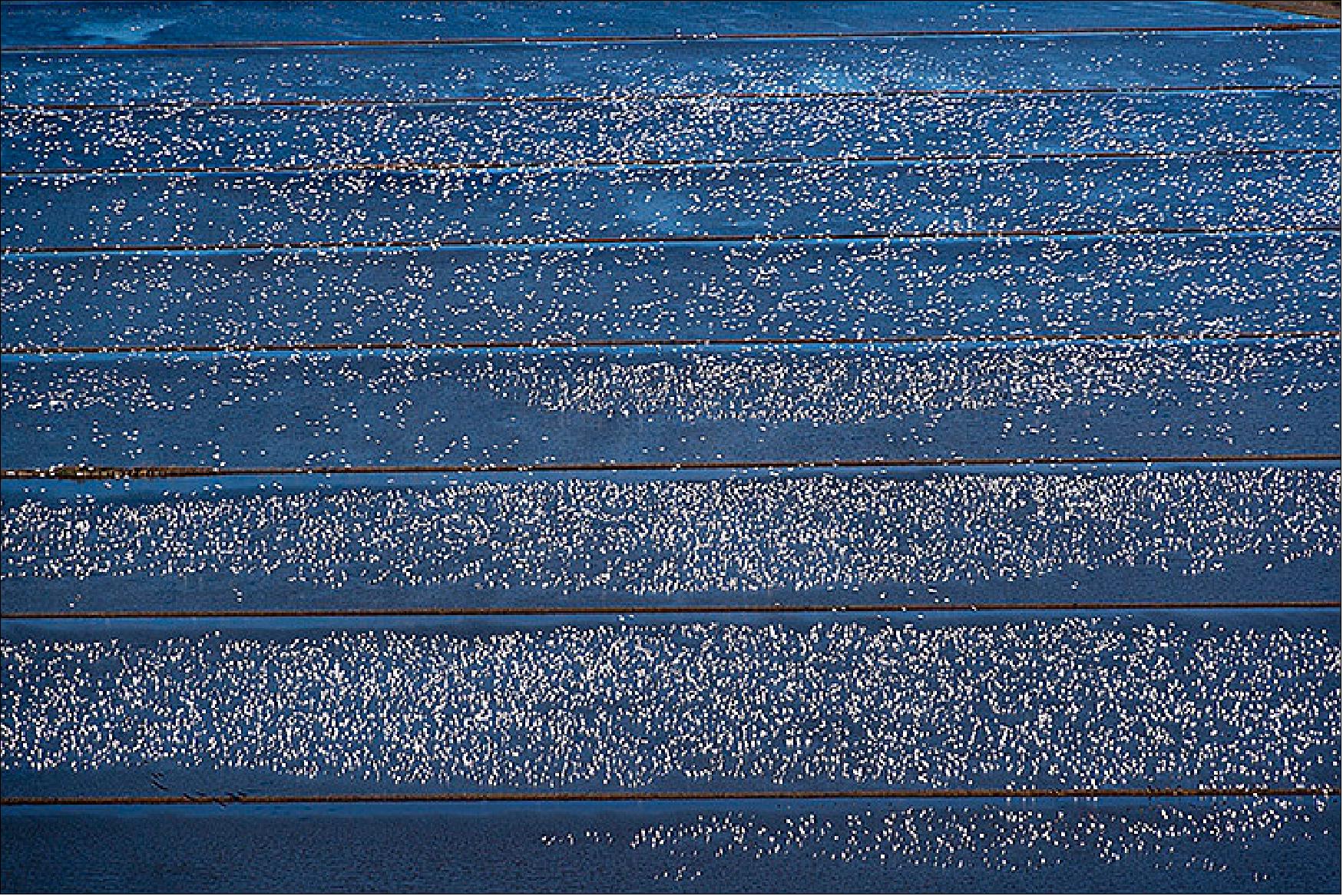 Figure 92: The photo below shows a large flock of geese in rice fields near Willow, California, on 13 December 2012. The largest flocks of birds congregate in rice fields during dry years, explained Jim Morris of the California Rice Commission. Snow geese typically spend winters in southern California and summers in Canada and Alaska (image credit: NASA Earth Observatory, Photographs by Leslie Morris and Brian Baer for the California Rice Commission (used with permission). Story by Adam Voiland)