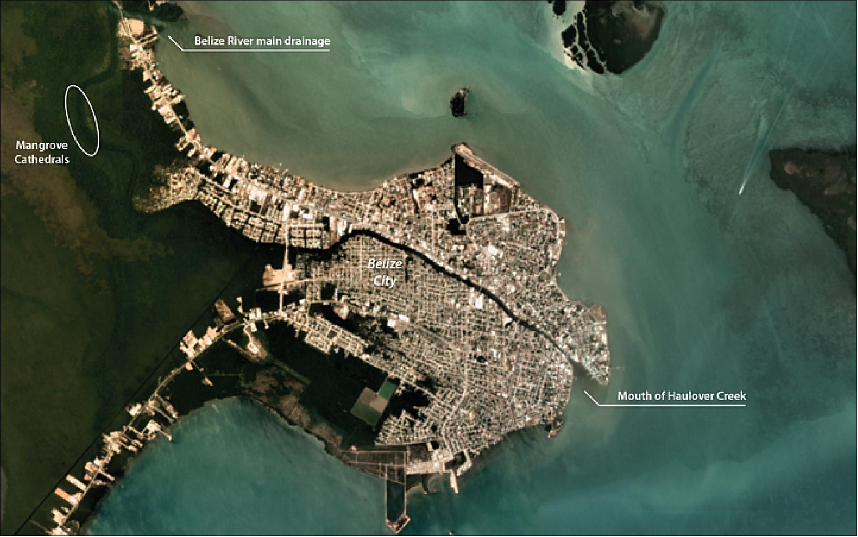 Figure 78: April 2019 Planetscope imagery of some of the study locations (image credit: Planet Labs)