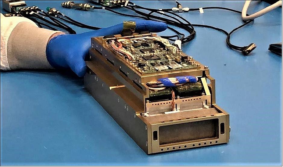 Figure 16: Photo of the fully assembled Mini-NS flight unit (image credit: ASU)