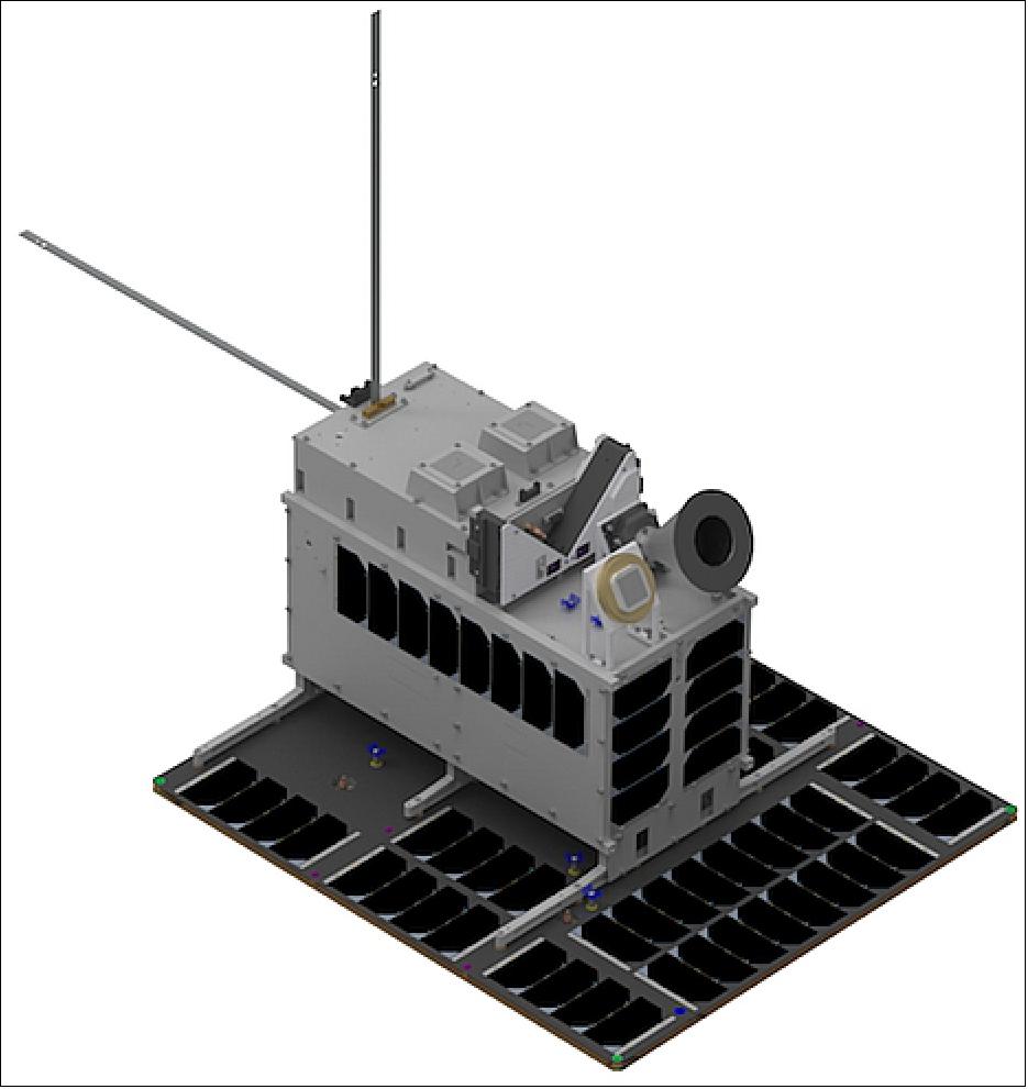 Illustration of the NorSat-3 microsatellite (image credit: UTIAS/SFL)