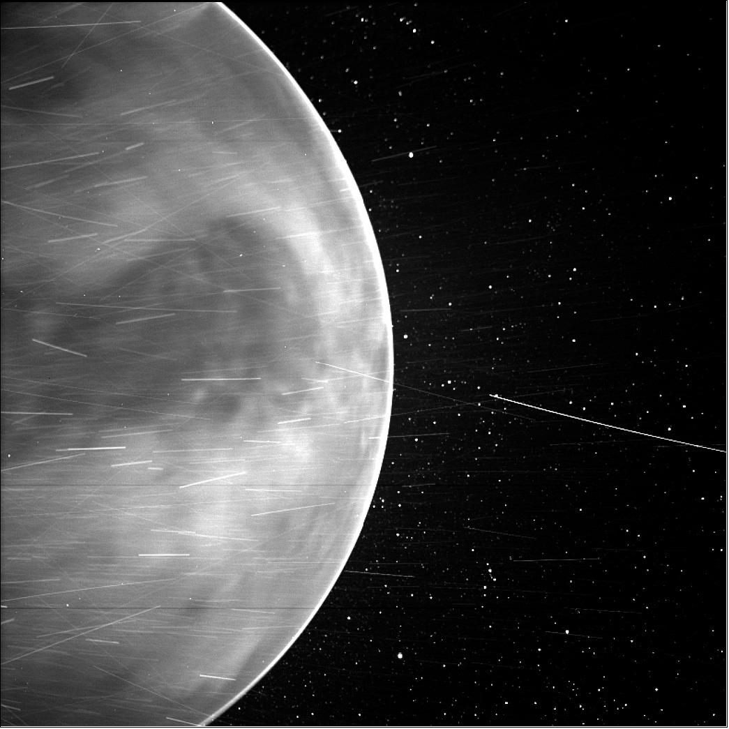 Figure 25: Surface features seen in the WISPR images match the ones seen in those from the Magellan mission (Figure 26), image credit: NASA/APL/NRL