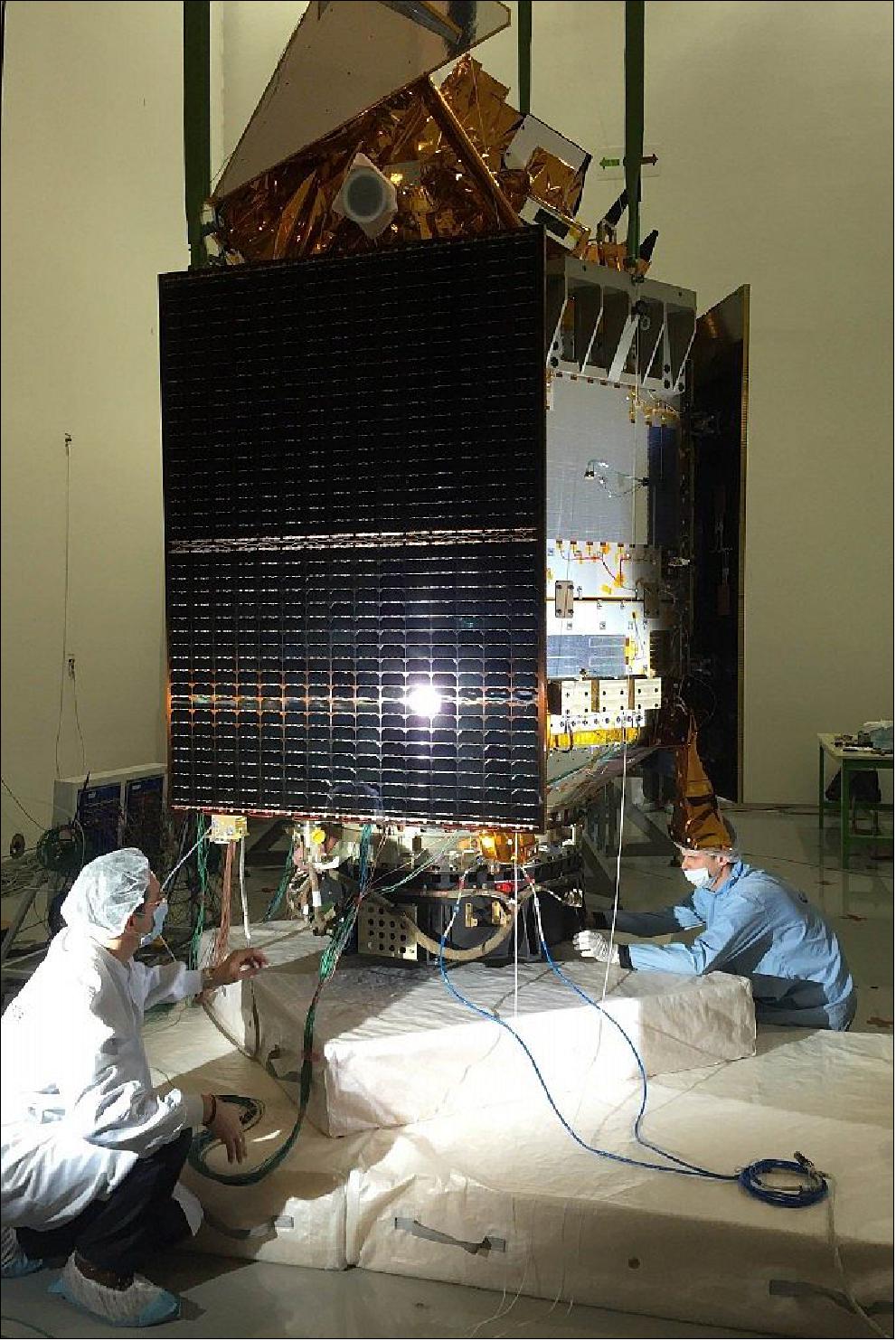 Figure 15: and mated with the Rockot launch vehicle adapter .... (image credit: Eurockot)