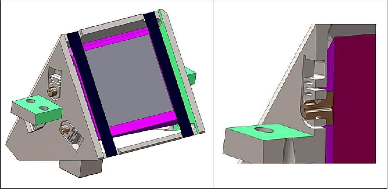 Figure 104: Mounting scheme of the immersed grating (image credit: SRON, TNO)