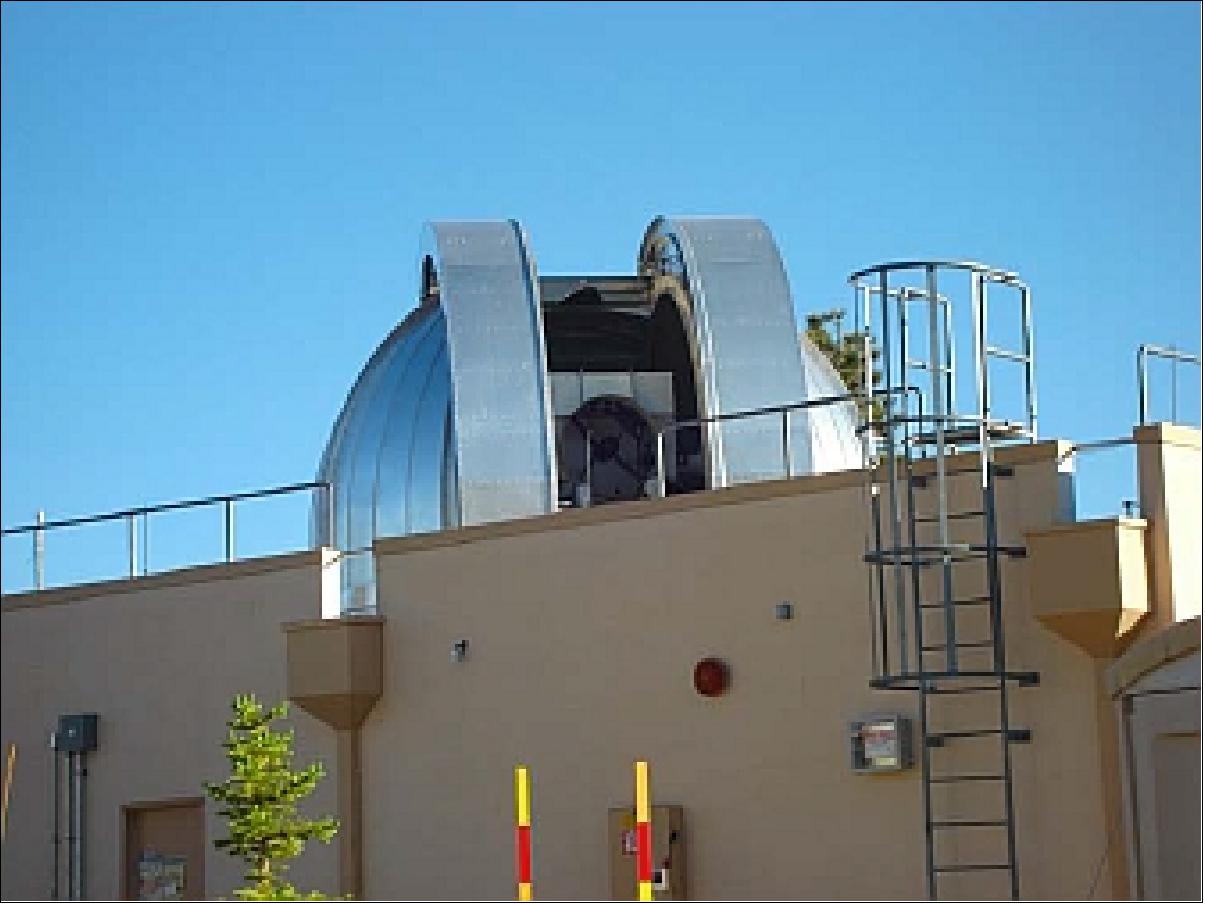 Figure 22: Current view of the OCTL telescope at JPL (image credit: JPL)