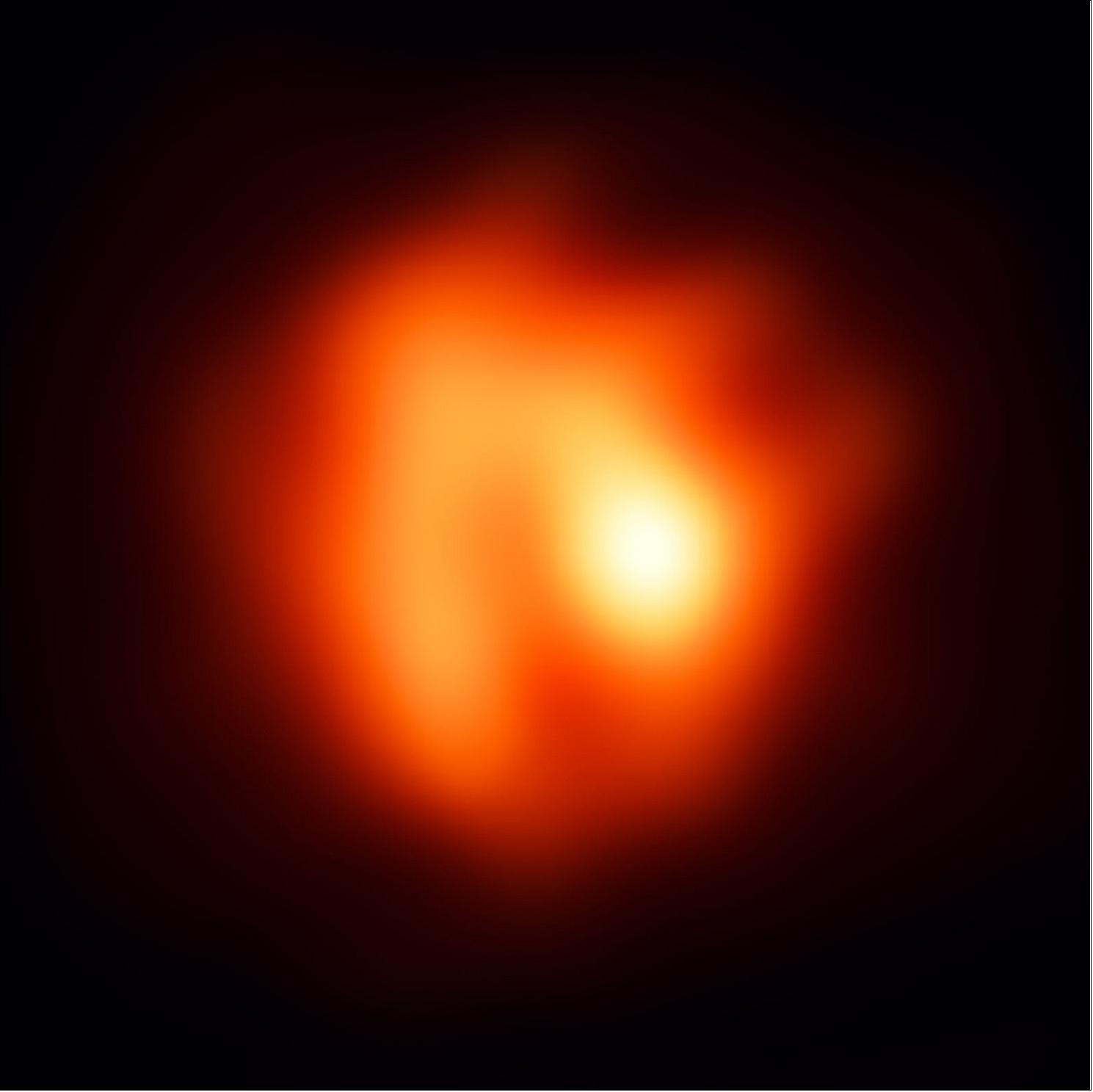 Figure 77: Image of the pulsating red giant star R Sculptoris, based on observations made with the VLTI Paranal Observatory under program IDs 090.D-0136, 093.D-0015, 096.D-0720 (image credit, ESO, Research Team)