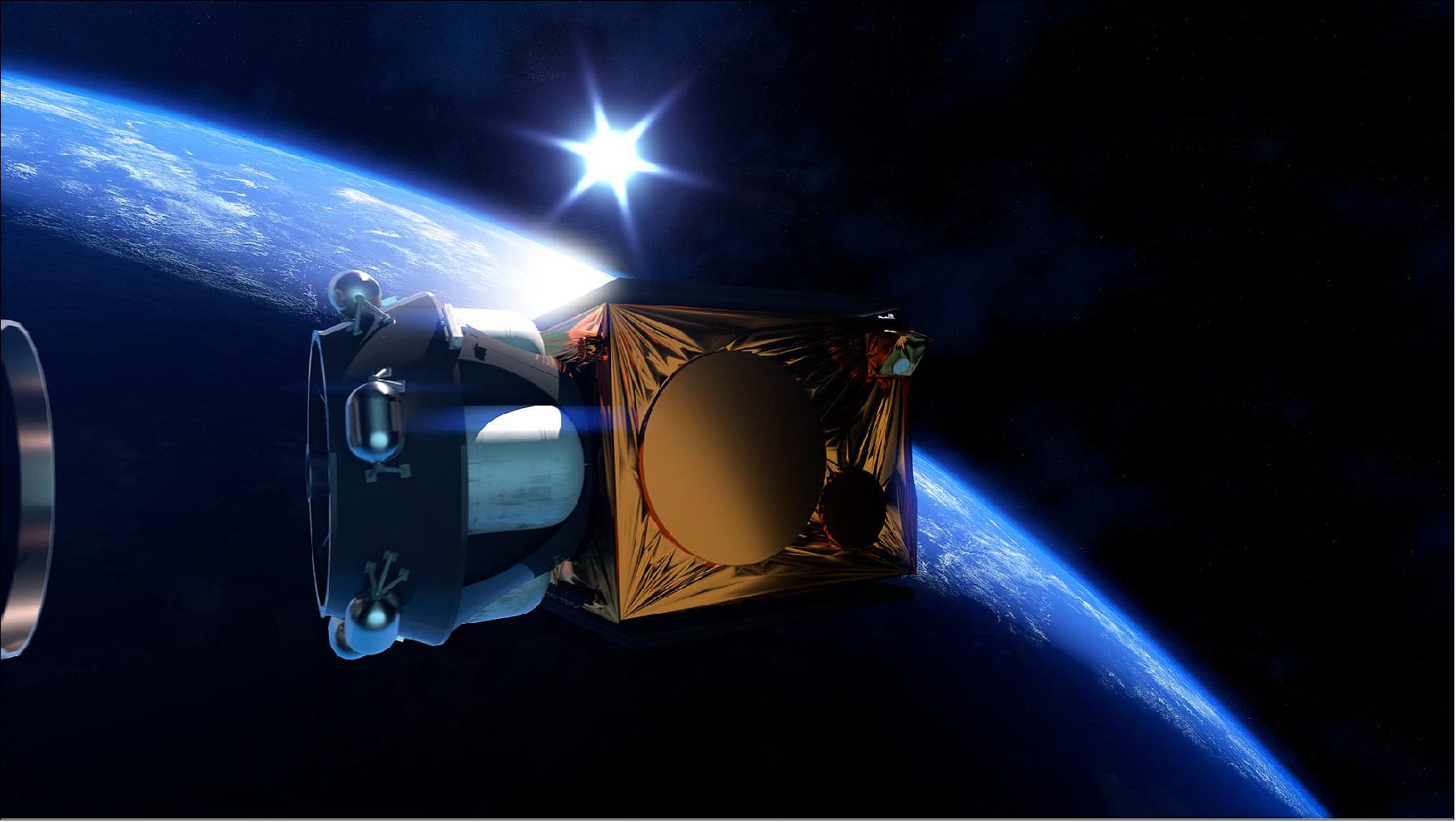 Figure 38: Astris kick stage for Ariane 6, Astris can take a payload to its final geostationary orbit (image credit: Ariane Group)