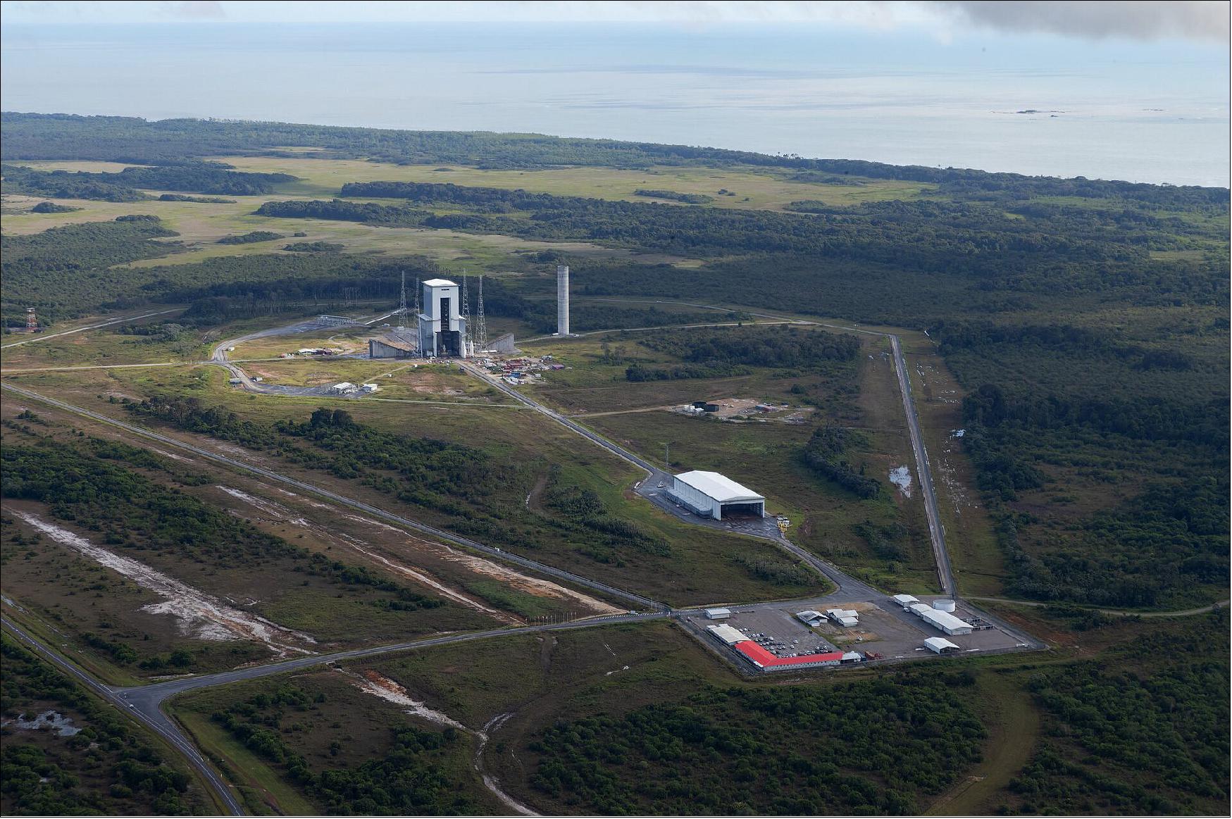 Figure 28: The Ariane 6 launch complex at Europe's Spaceport in Kourou, French Guiana (image credit: ESA, S. Corvaja)
